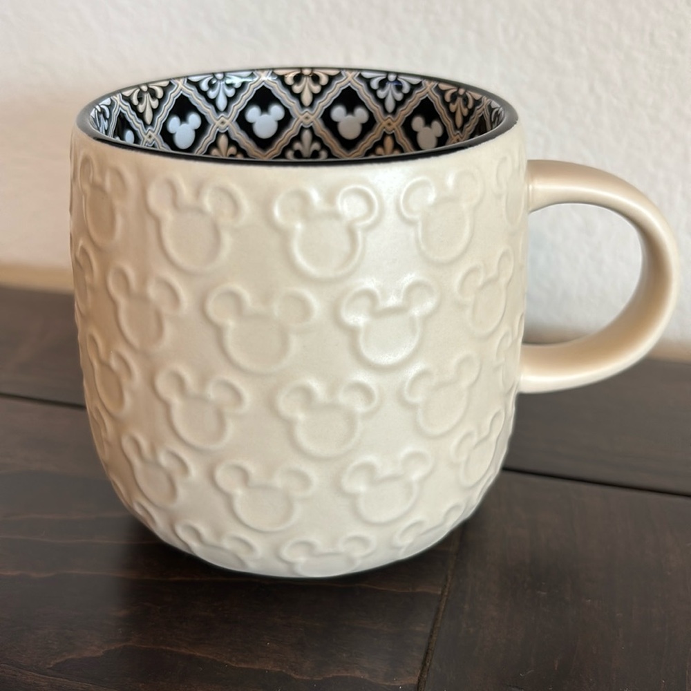 Disney Parks Home Collection Raised Icon Coffee Mug Mickey Icon